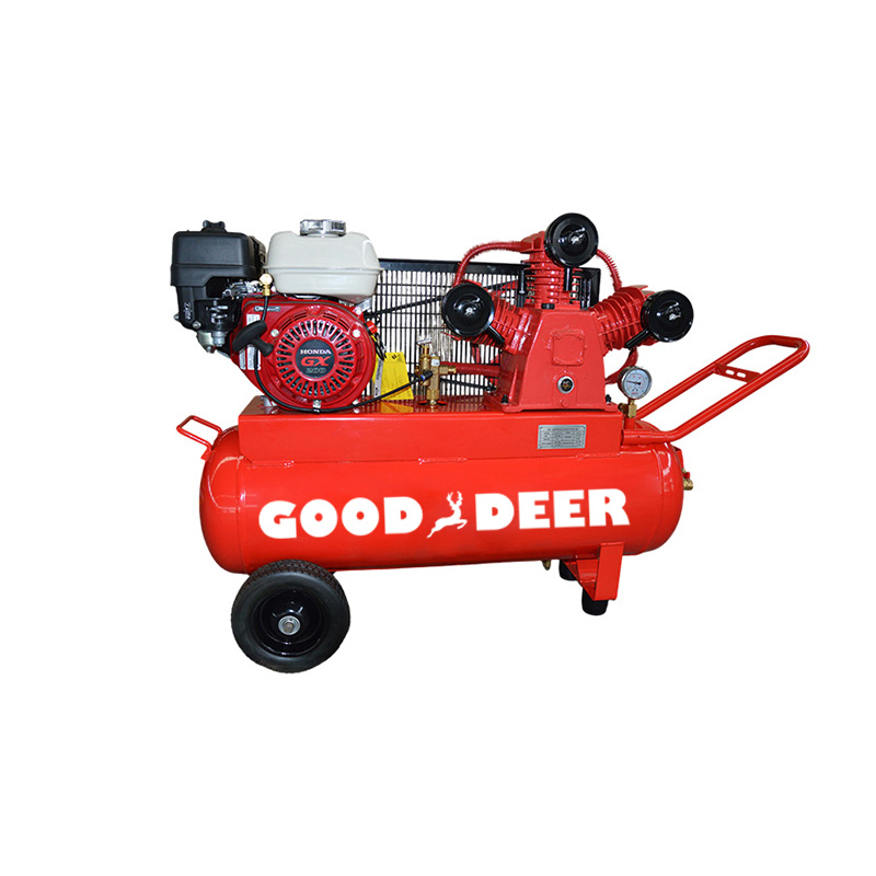 Petrol Engine Statio Piston Air Compressor