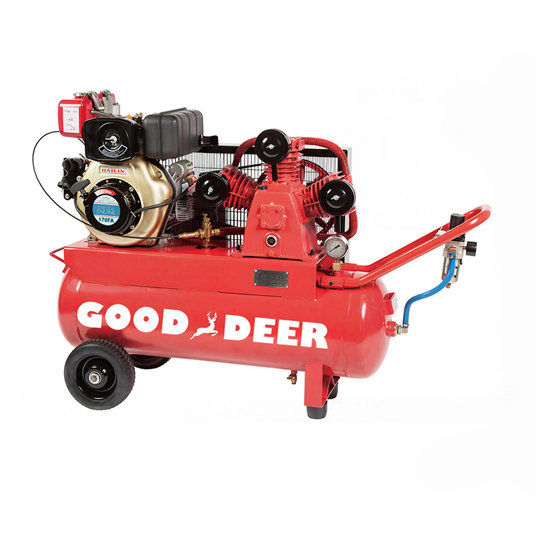 Gravis Officium Diesel Mobile Piston Type Air Compressor